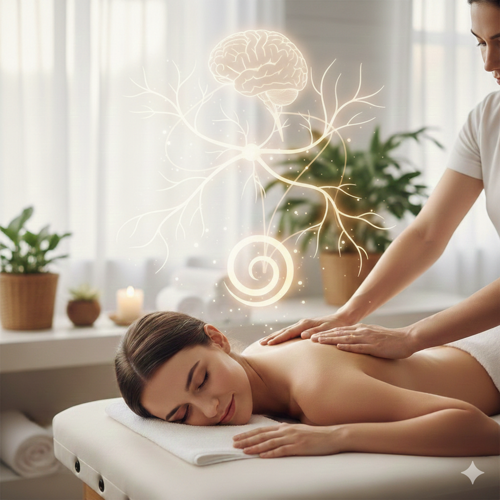 Comment le massage agit-il sur le système nerveux ?