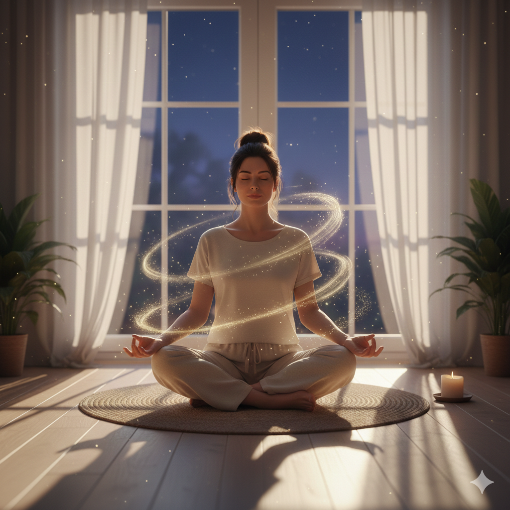 Méditation du soir. Retrouver le sommeil et relâcher les tensions de la journée