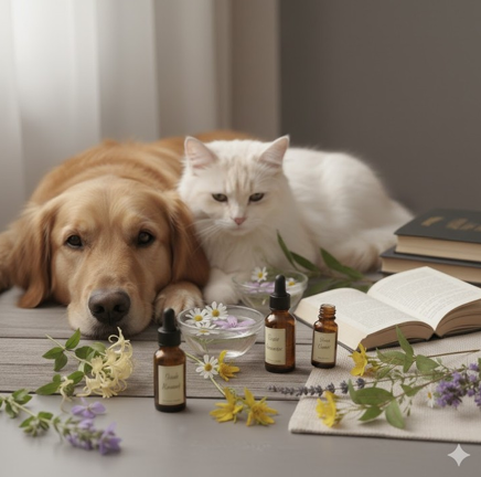 Les Fleurs de Bach pour animaux. Apaiser le stress et favoriser le bien-être