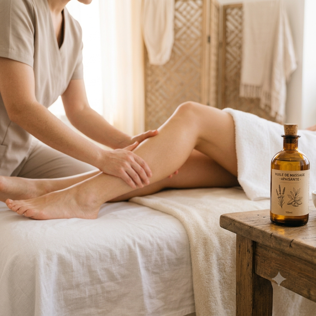 Massage jambes légères. Retrouver une sensation de confort et de bien-être au quotidien