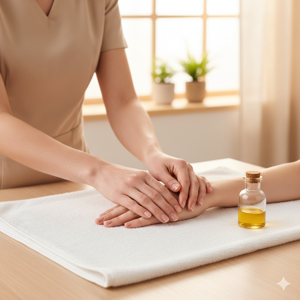 Visage - Mains - Pieds